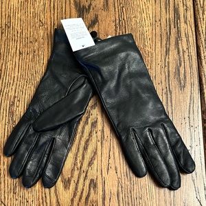 NWT Lands’ End women’s leather gloves